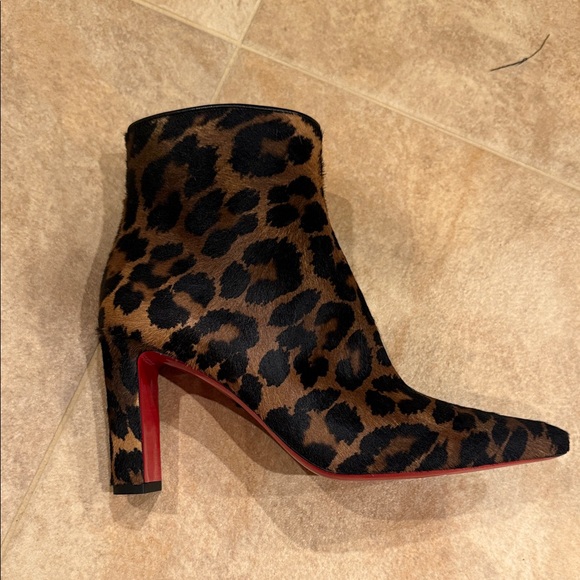 Christian Louboutin Leopard Ankle Booties - Picture 9 of 9